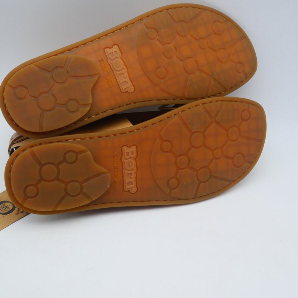 NEW Born Marlowe Women's 11 Sandals Brown Tan Leather Fisherman Cottage Core - Picture 6 of 8